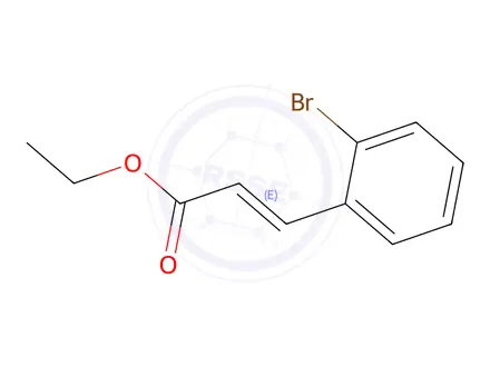 Chemical structure of 2-Bromocinnamic Acid Ethyl Ester