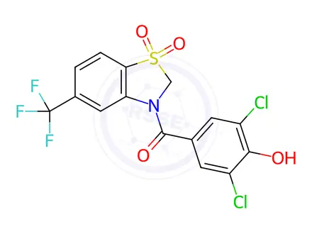 Chemical structure of Dotinurad Impurity 305