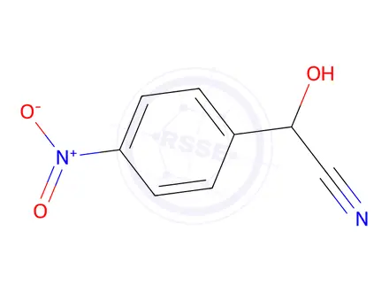 Chemical structure of 2-Hydroxy-2-(4-nitrophenyl)acetonitrile