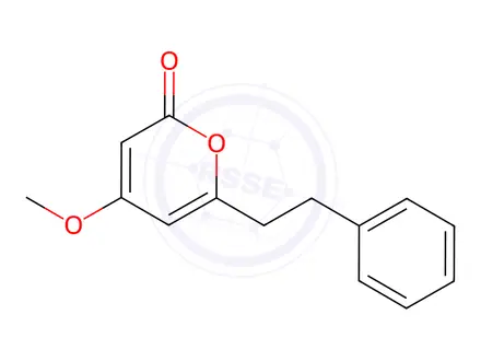 Chemical structure of 5,6-Dehydro 7,8-dihydrokavain