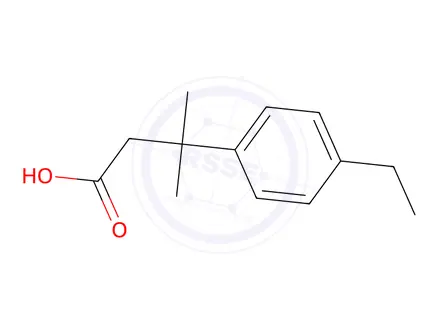 Chemical structure of 3-(4-Ethylphenyl)-3-methylbutanoic acid