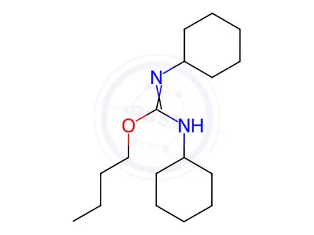 Chemical structure of O-Butyl-N,Nâ€TM-dicycloÂ­hexyl-isourea