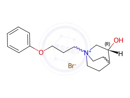 Chemical structure of Aclidinium bromide Impurity 1(Bromide)