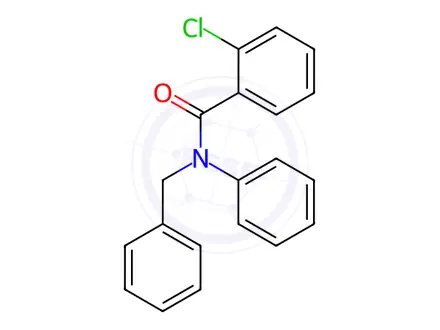 Chemical structure of N-Benzyl-2-chloro-N-phenylbenzamide