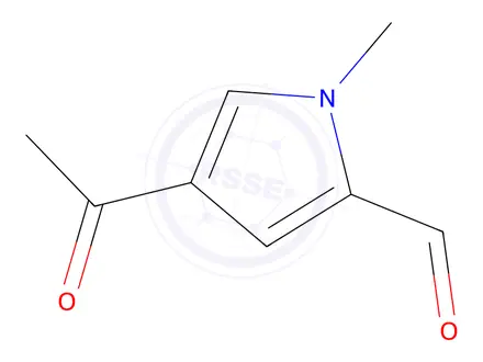 Chemical structure of 4-Acetyl-1-methyl-1h-pyrrole-2-carbaldehyde