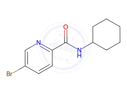 Chemical structure of N-Cyclohexyl 5-bromopicolinamide