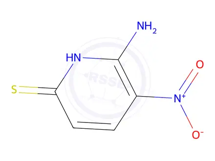 Chemical structure of 6-Amino-5-nitropyridine-2(1H)-thione