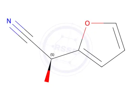 Chemical structure of (S)-Hydroxy(2-furanyl)acetonitrile