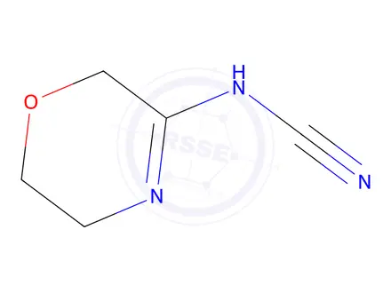 Chemical structure of [(Morpholin-3-ylidene)amino]formonitrile