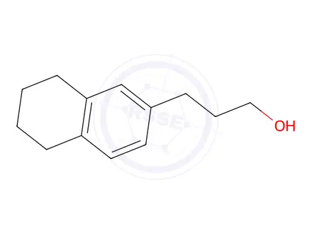 Chemical structure of 3-(5,6,7,8-tetrahydronaphthalen-2-yl)propan-1-ol