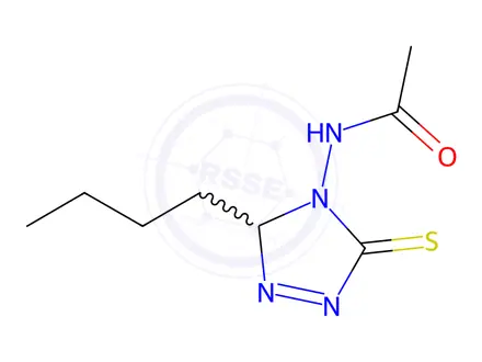 Chemical structure of N-(3-Butyl-5-thioxo-3H-1,2,4-triazol-4(5H)-yl)acetamide