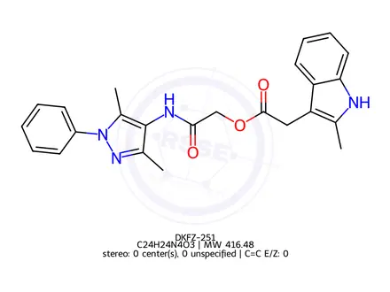 Chemical structure of DKFZ-251