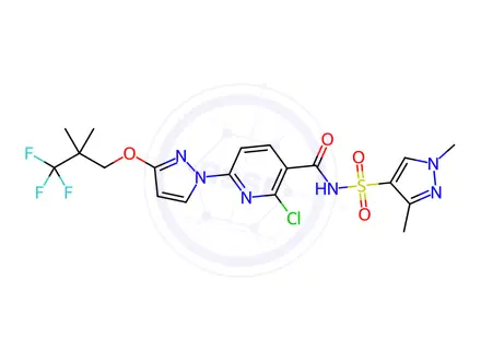Chemical structure of Elexacaftor Impurity 42