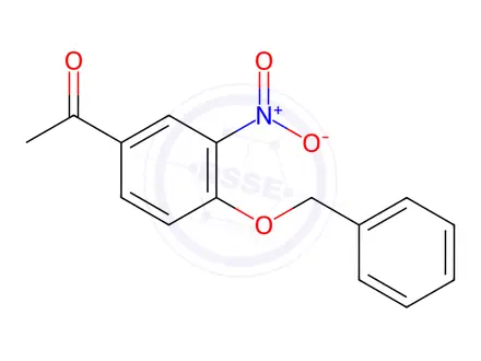 Chemical structure of 4-Benzyloxy-3-nitroacetophenone
