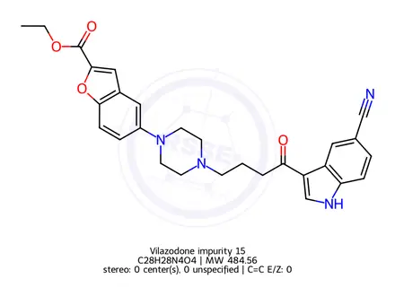 Chemical structure of Vilazodone Impurity 106