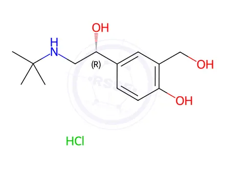Chemical structure of Levalbuterol Hydrochloride