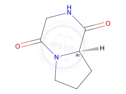 Chemical structure of (R)-Hexahydropyrrolo[1,2-a]pyrazine-1,4-dione