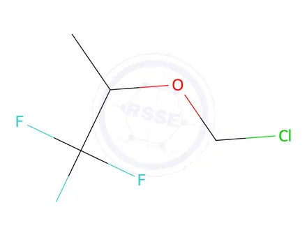 Chemical structure of 2-(Chloromethoxy)-1,1,1-trifluoropropane