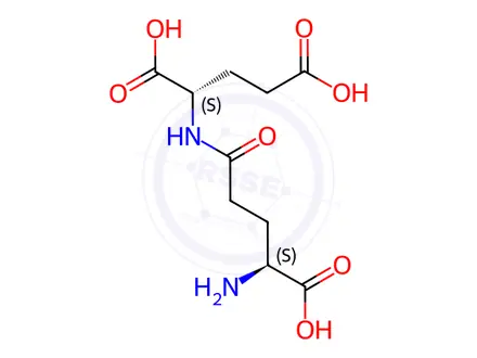 Chemical structure of H-GAMMA-GLU-GLU-OH