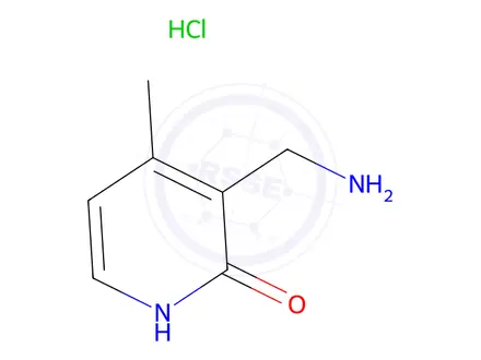 Chemical structure of 3-(Aminomethyl)-4-methylpyridin-2(1H)-one hydrochloride