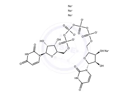 Chemical structure of Diquafosol Tetrasodium
