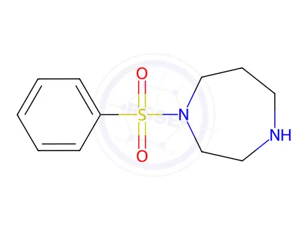 Chemical structure of 1-(Benzenesulfonyl)-1,4-diazepane