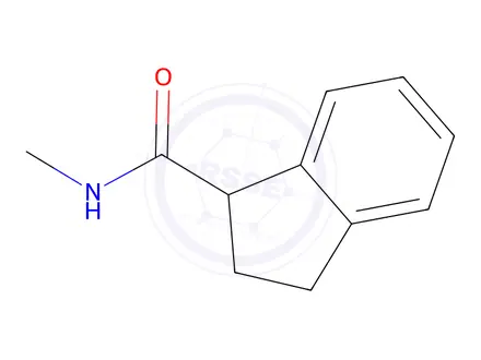 Chemical structure of N-methyl-2,3-dihydro-1H-indene-1-carboxamide
