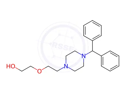 Chemical structure of Decloxizine in methanol
