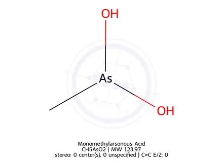 Chemical structure of Monomethylarsonous Acid