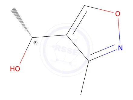 Chemical structure of (R)-1-(3-Methylisoxazol-4-yl)ethan-1-ol