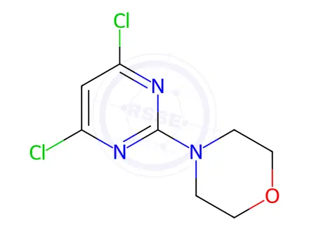 Chemical structure of 4-(4,6-Dichloropyrimidin-2-yl)morpholine