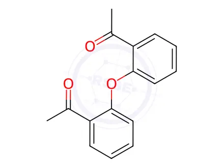 Chemical structure of 1,1'-(oxybis(2,1-phenylene))bis(ethan-1-one)