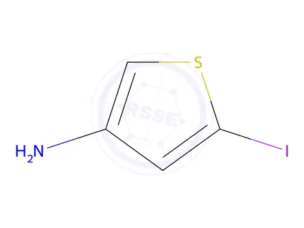Chemical structure of 5-Iodothiophen-3-amine