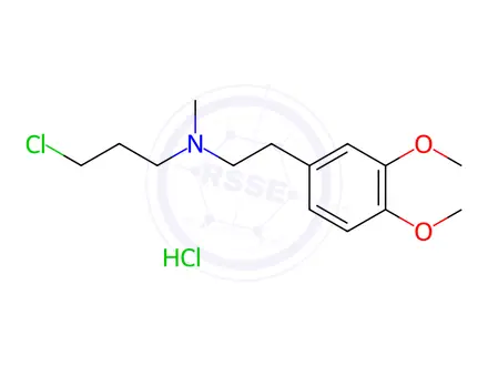 Chemical structure of Verapamil EP Impurity D (HCl salt)