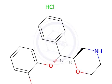 Chemical structure of Reboxetine Desethyl HCl