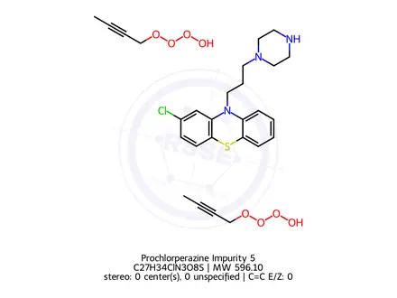 Chemical structure of Azaclorzine maleate