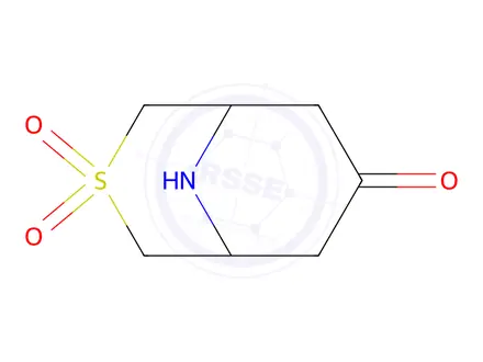 Chemical structure of 3-thia-9-azabicyclo[3.3.1]nonane-3,3,7-trione