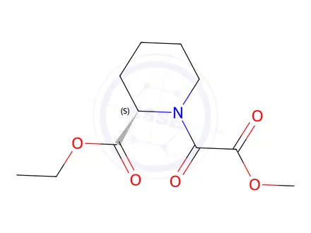 Chemical structure of (S)-ethyl 1-(2-Methoxy-2-oxoacetyl)piperidine-2-carboxylate