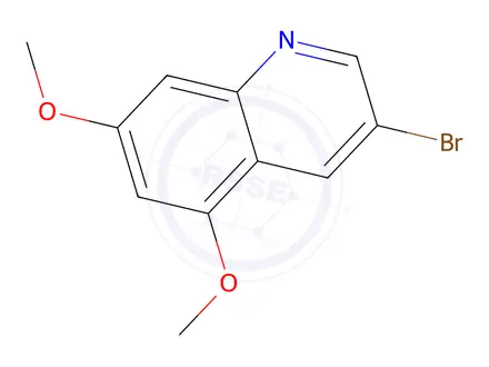 Chemical structure of 3-Bromo-5,7-dimethoxyquinoline