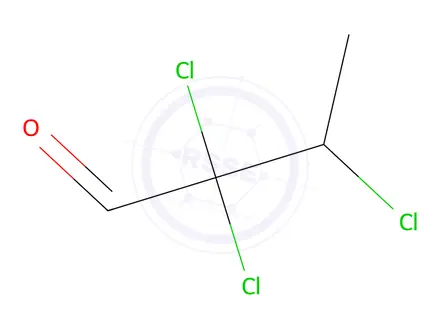 Chemical structure of 2,2,3-Trichlorobutanal