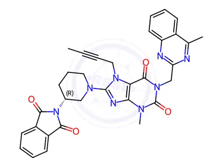Chemical structure of N-Phthalimide-linagliptin
