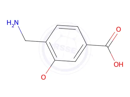 Chemical structure of 4-(Aminomethyl)-3-methoxybenzoic acid