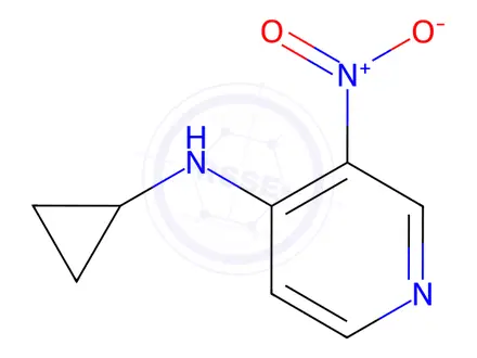 Chemical structure of N-Cyclopropyl-3-nitropyridin-4-amine