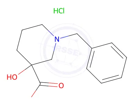 Chemical structure of 1-Benzyl-3-hydroxypiperidine-3-carboxylic acid hydrochloride