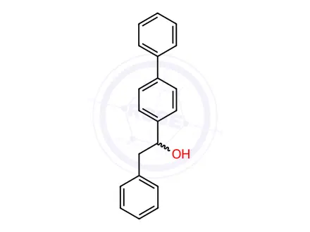 Chemical structure of alpha-(phenylmethyl)[1,1'-biphenyl]-4-methanol