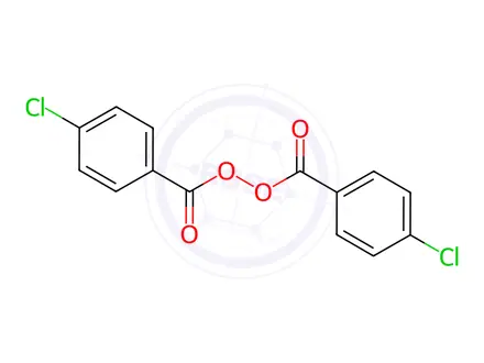 Chemical structure of 4-Chlorobenzoic Peroxyanhydride