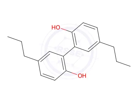 Chemical structure of Tetrahydromagnolol