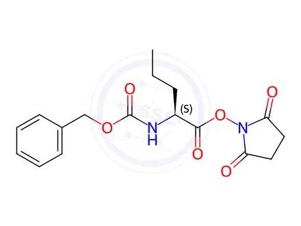 Chemical structure of Z-NVA-OSU