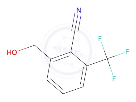 Chemical structure of 2-(Hydroxymethyl)-6-(trifluoromethyl)benzonitrile