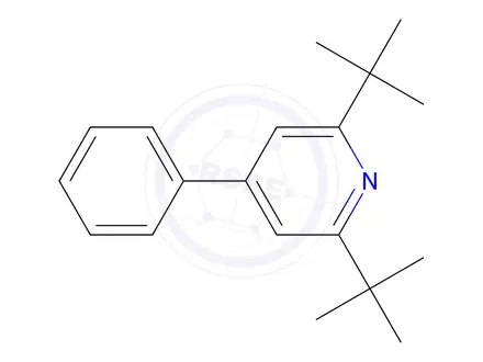 Chemical structure of 2,6-Di-tert-butyl-4-phenylpyridine